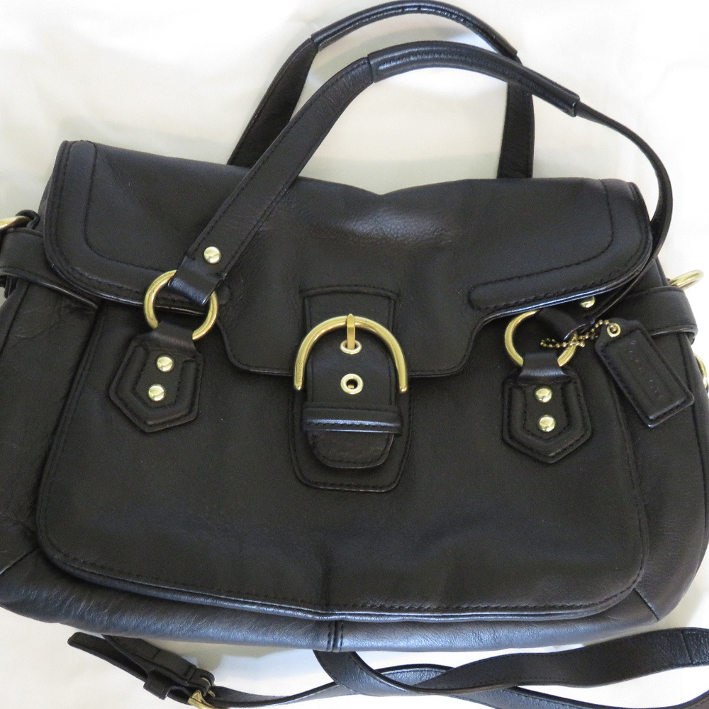 Nearly New Coach Handbag Crossbody, Black